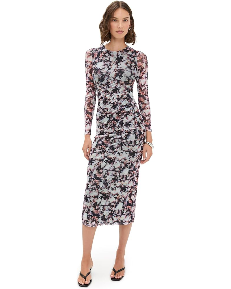 audrey floral midi dress MinkPink AUDREY MESH MIDI DRESS – Shopfado