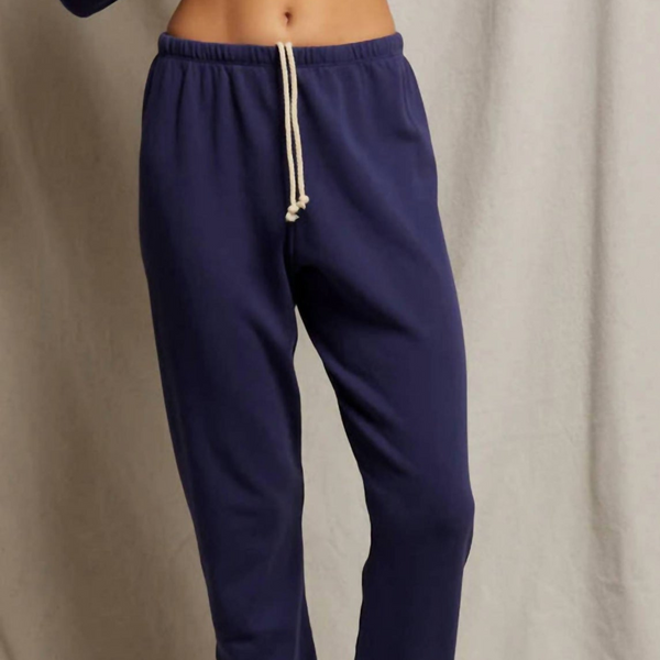 Perfectwhitetee JOHNNY FRENCH TERRY SWEATPANT IN DUSK