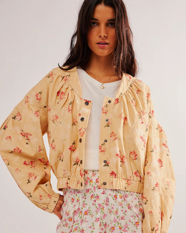 Free People Rory Bomber In Warm Combo