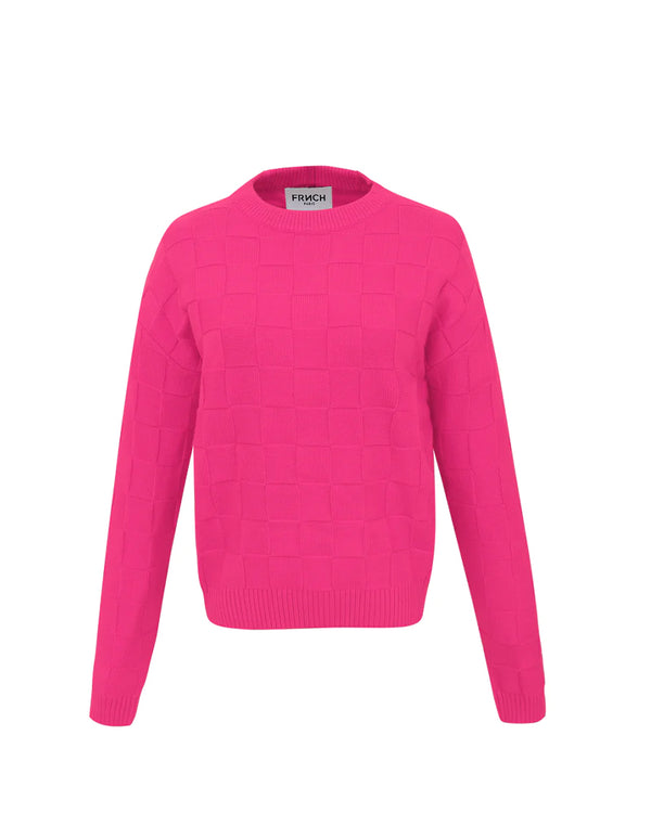 FRNCH Anjali Knitted Sweater In Fuchsia