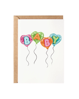 The Shelley Society NEW BABY GREETING CARD