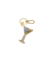 Solar Eclipse HAND-PAINTED MARTINI BAG CHARM + KEYCHAIN