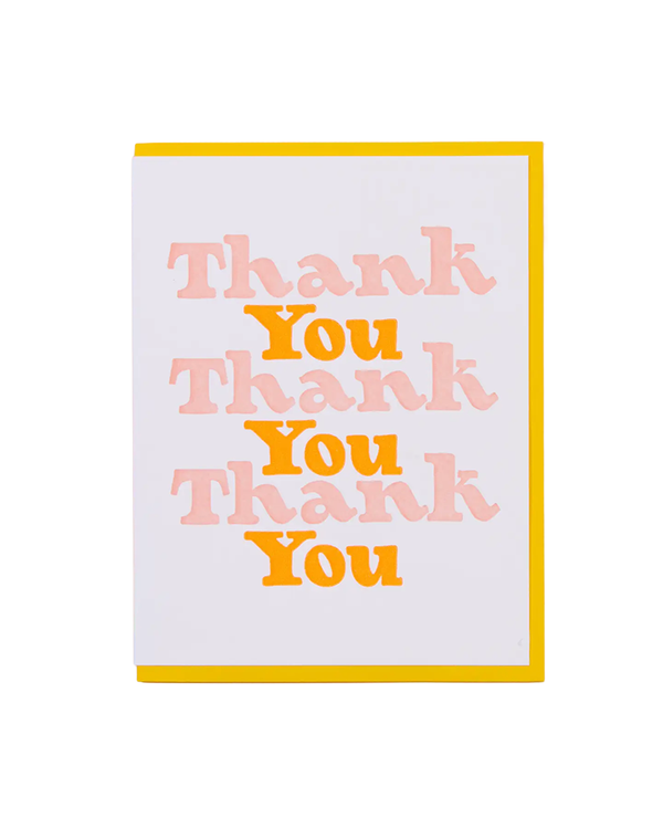 And Here We Are THANKS X3 CARD