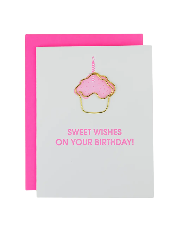 Chez Gagne SWEET WISHES ON YOUR BIRTHDAY CARD