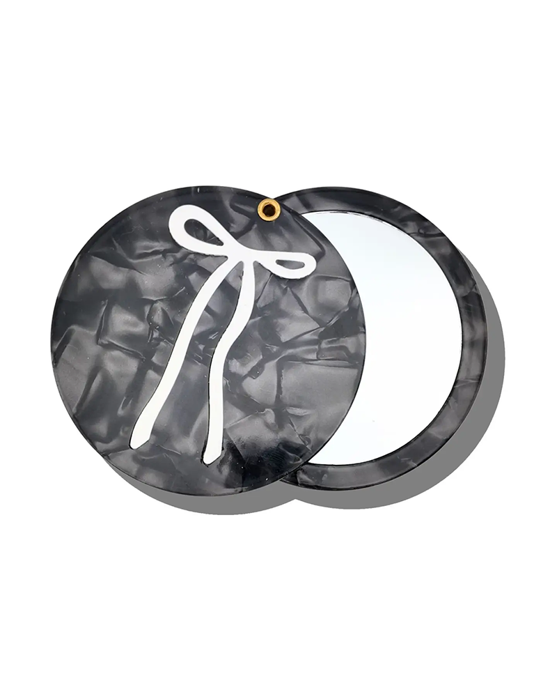 Solar Eclipse FRENCH BOW COMPACT MIRROR