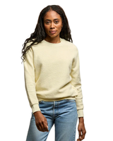 Perfect White Tee ZIGGY INSIDE OUT FLEECE LONG SLEEVE SHRUNKEN CREWNECK SWEATSHIRT