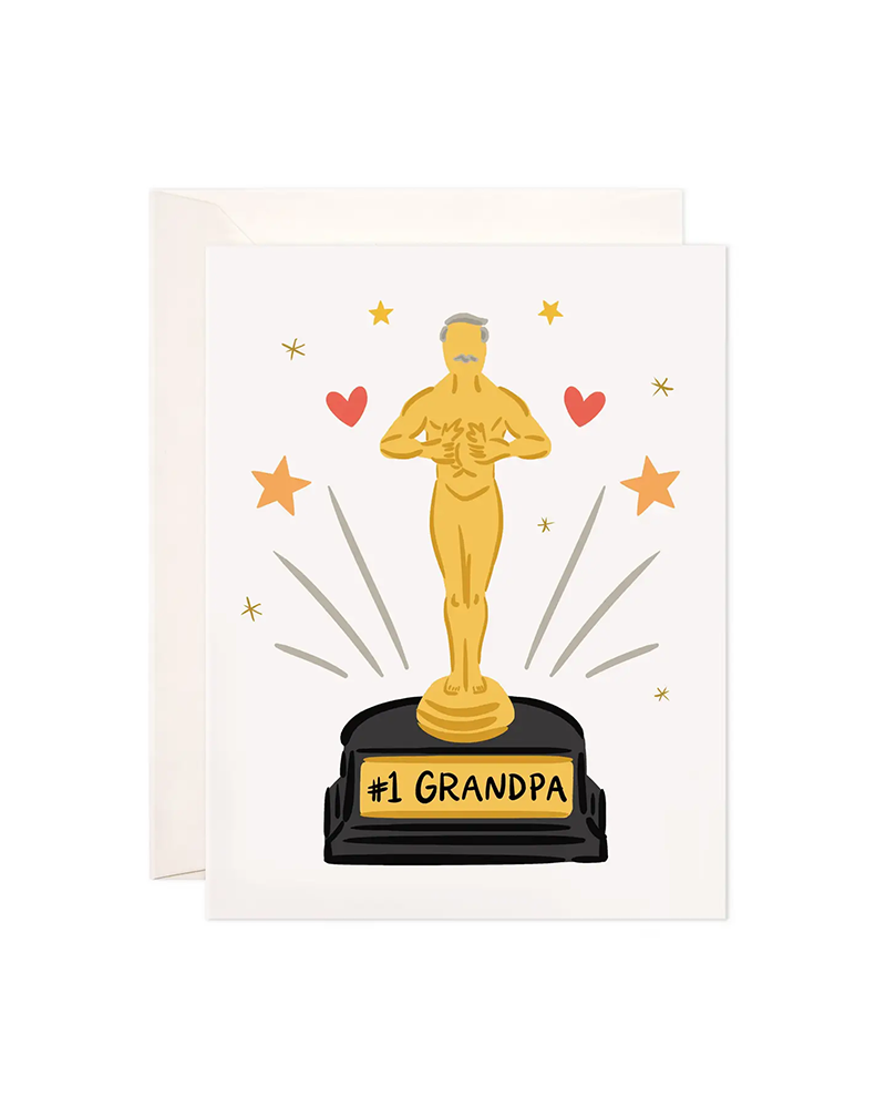 Bloomwolf Studio GRANDPA TROPHY CARD