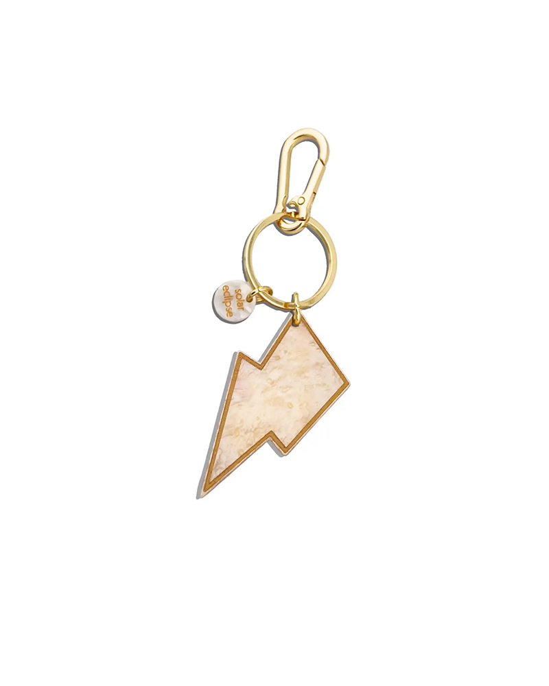 Solar Eclipse LIGHTENING BOLT BAG CHARM KEYCHAIN – Shopfado