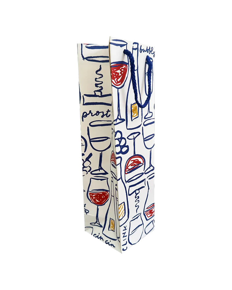 The Social Type FRENCH VINO WINE GIFT BAG