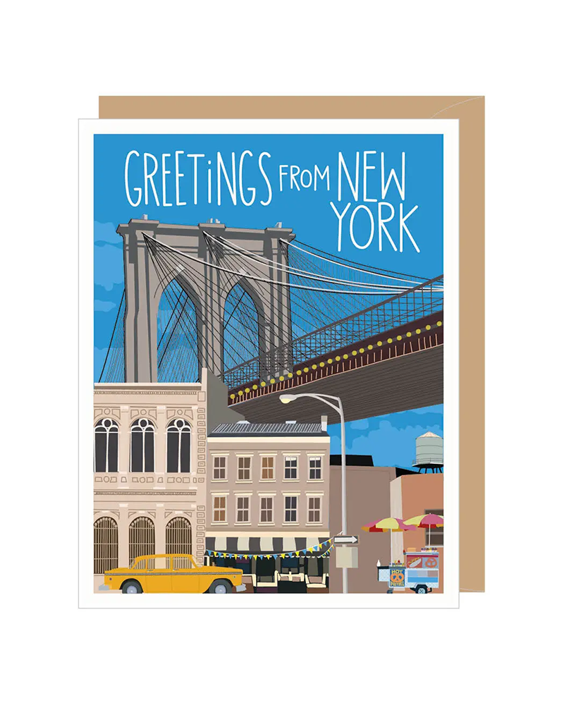 Apartment 2 GREETING FROM NEW YORK CARD