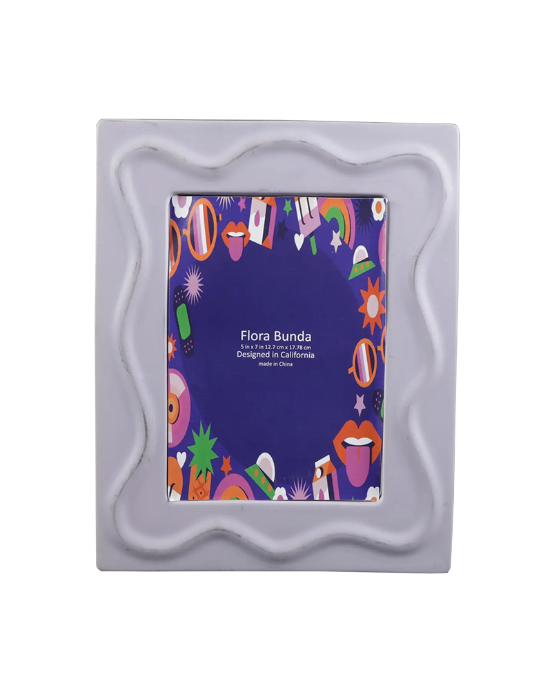 Flora Bunda Inc 5X7 CURVE LINE CERAMIC FRAME