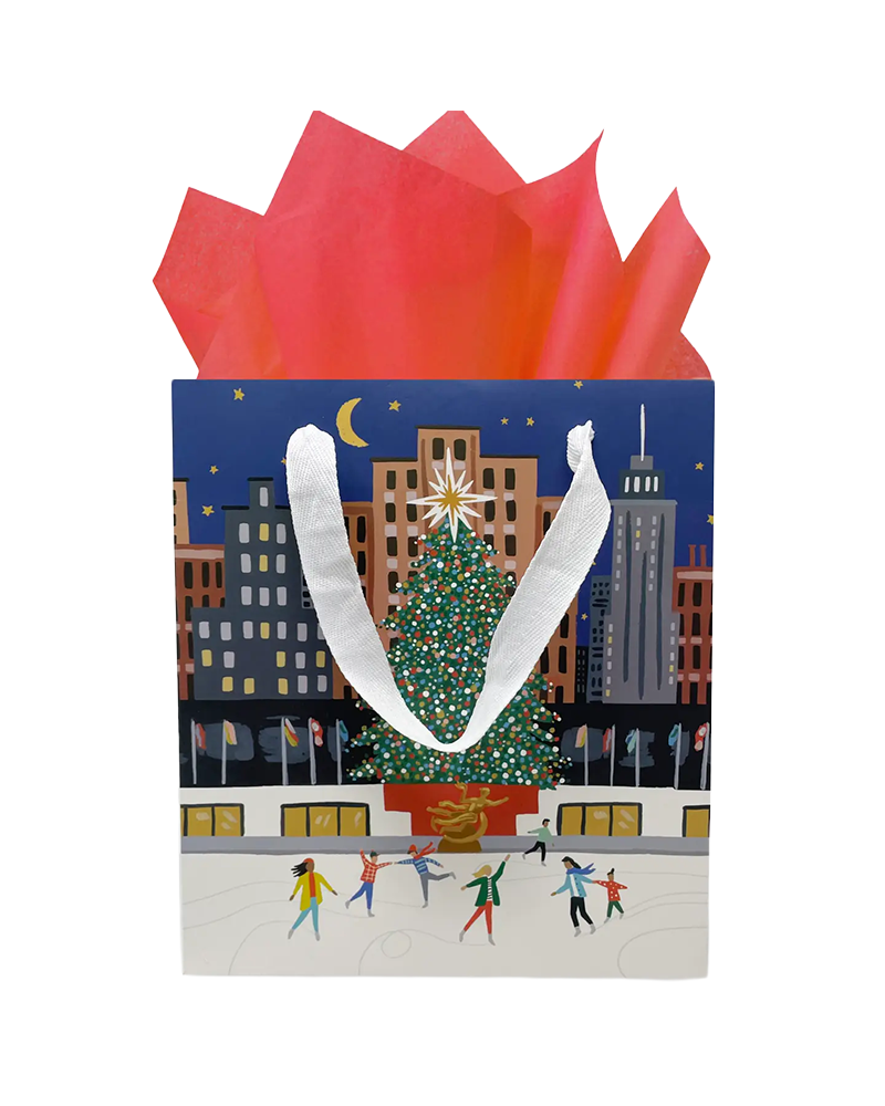 Idlewild Co ROCKEFELLER TREE GIFT BAG