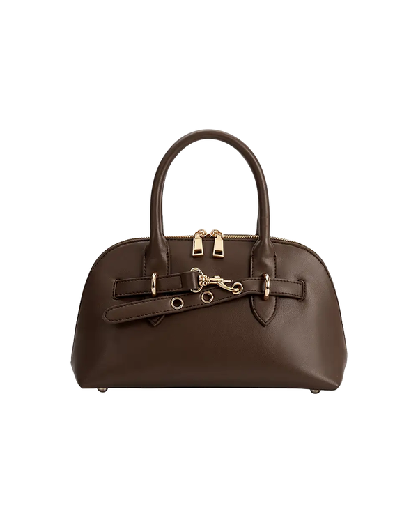 Melie Bianco RUE ESPRESSO VEGAN TOP HANDLE BAG