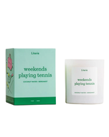 Literie Weekends Playing Tennis Candle