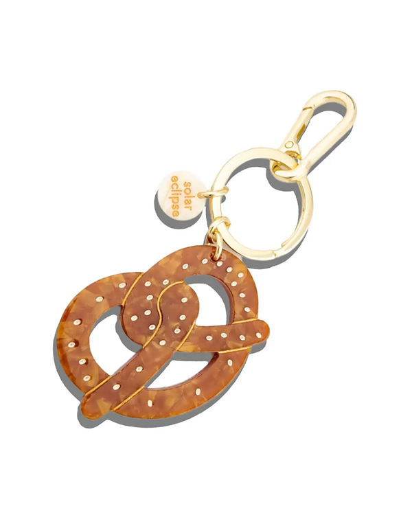 Solar Eclipse PRETZEL BAG CHARM KEYCHAIN
