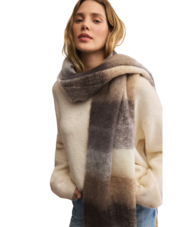 Z Supply PLAID I MET YOU SCARF