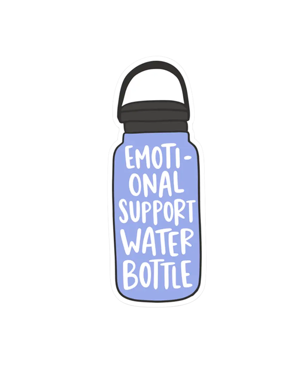 Brittany Paige EMOTIONAL SUPPORT WATER BOTTLE STICKER