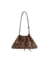 Melie Bianco PALOMA CHOCOLATE RVEGAN SHOULDER BAG