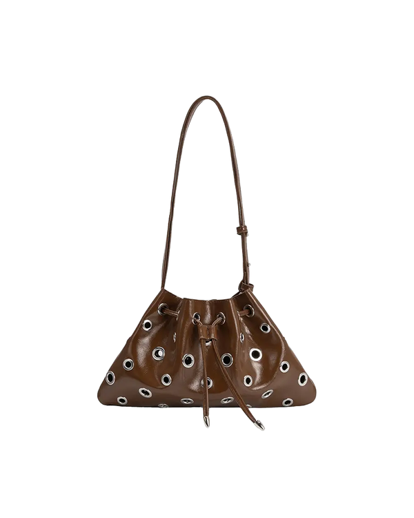 Melie Bianco PALOMA CHOCOLATE RVEGAN SHOULDER BAG