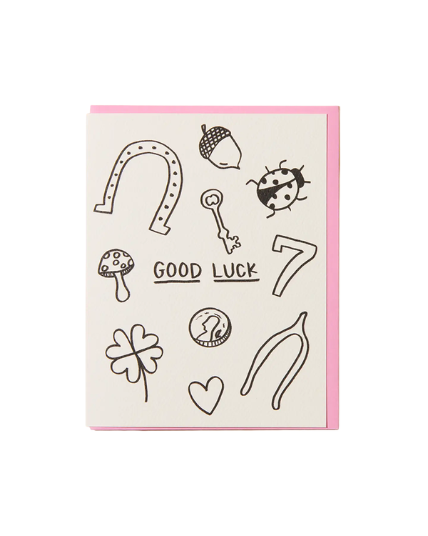 And Here We Are Good Luck Charms Card