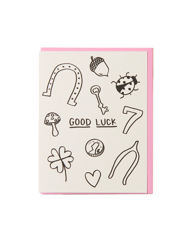 And Here We Are Good Luck Charms Card