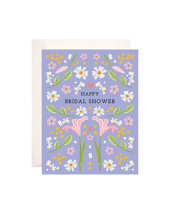Bloomwolf Studio LILAC BRIDAL SHOWER GREETING CARD
