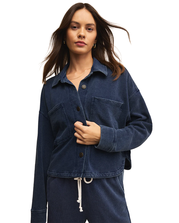 Z Supply ALL DAY CROPPED KNIT JACKET