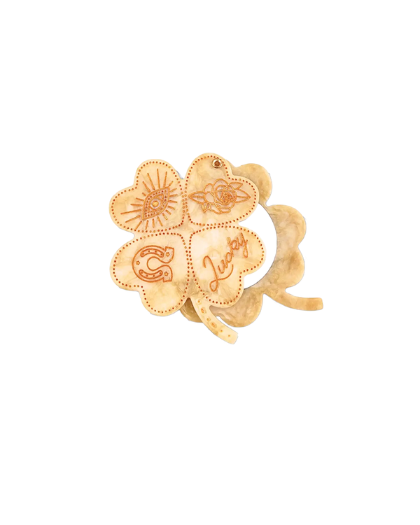 Solar Eclipse LUCKY CLOVER COMPACT MIRROR