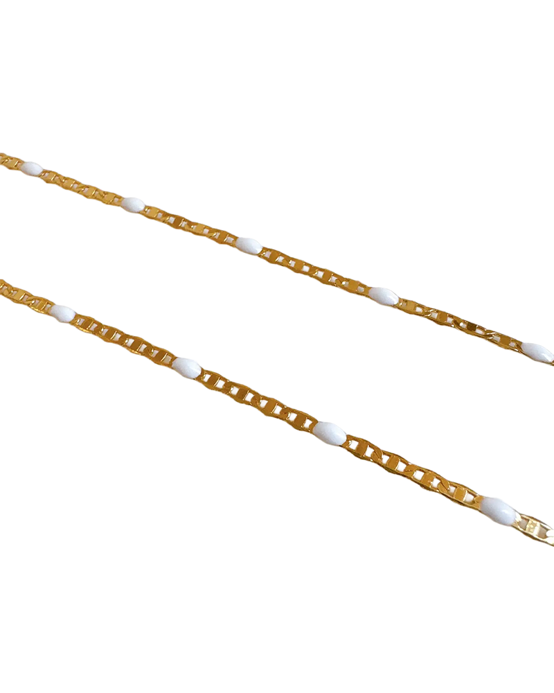 E+Y COLOR POP BALL CHAIN NECKLACE