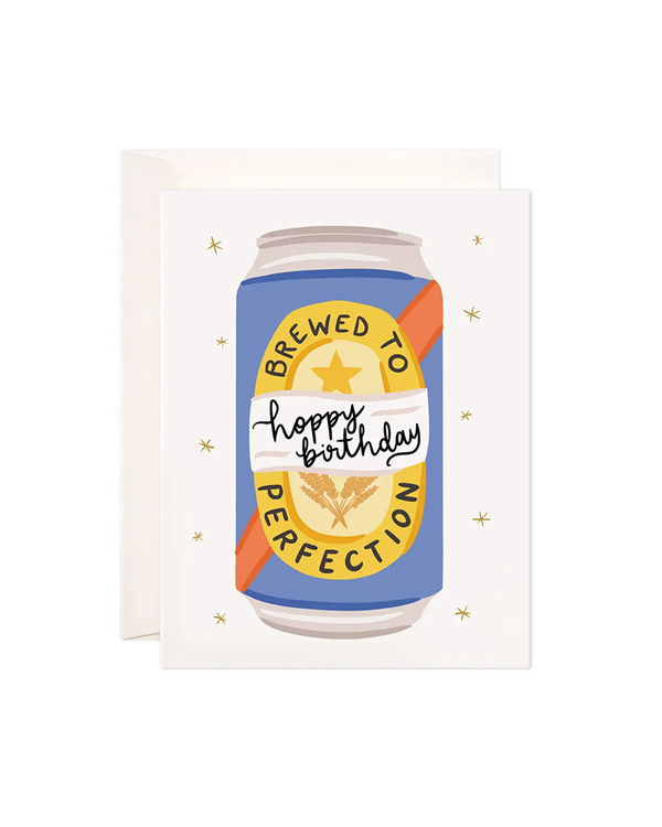 Bloomwolf Studio BREWED BIRTHDAY CARD