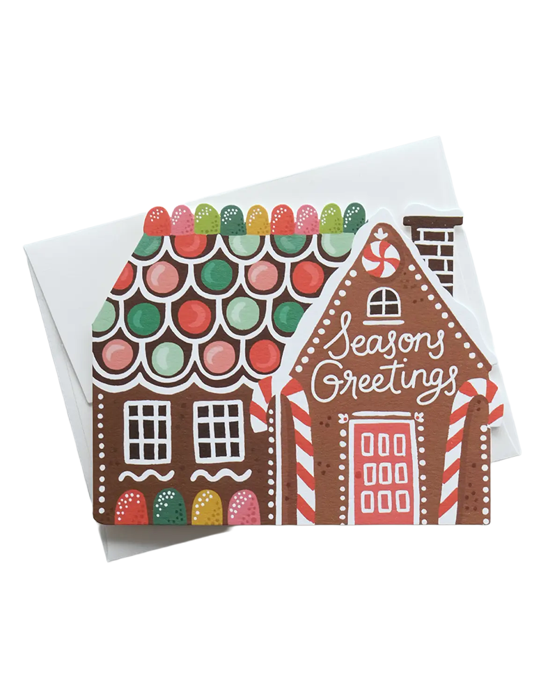 Idlewild Co GINGERBREAD HOUSE CARD