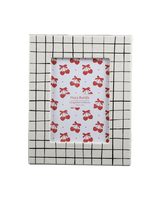 Flora Bunda Inc 5X7 CHECKER LINE CERAMIC FRAME