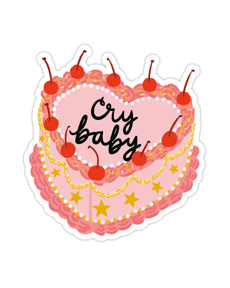 Bloomwolf Studio CRY BABY STICKER