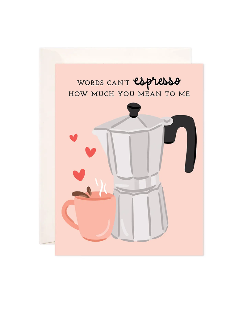 Bloomwolf Studio ESPRESSO LOVE CARD