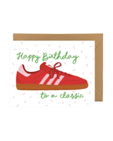 Pink Pigeon Studio TENNIS SHOE BIRTHDAY CARD