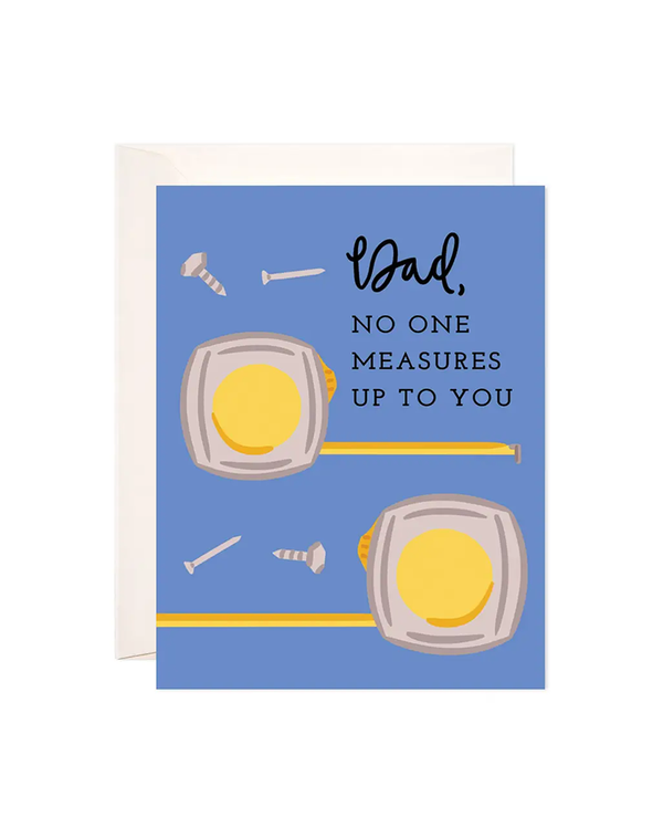 Bloomwolf Studio DAD MEASURES CARD
