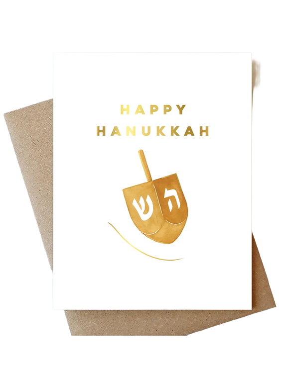 Abigail Jayne Design DREIDEL HANUKKAH HOLIDAY CARD