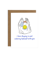 Brittany Paige STAY IN &  TAKE OUT CARD