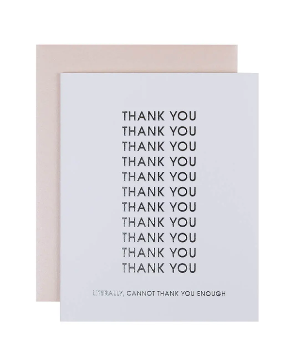 Chez Gagne CANNOT THANK YOU ENOUGH CARD