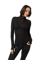 Project Social T SATURN OLIVE LONGSLEEVE RIB TURTLENECK