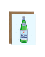 Brittany Paige SELTZER WATER HAVE A SPARKLING BIRTHDAY CARD