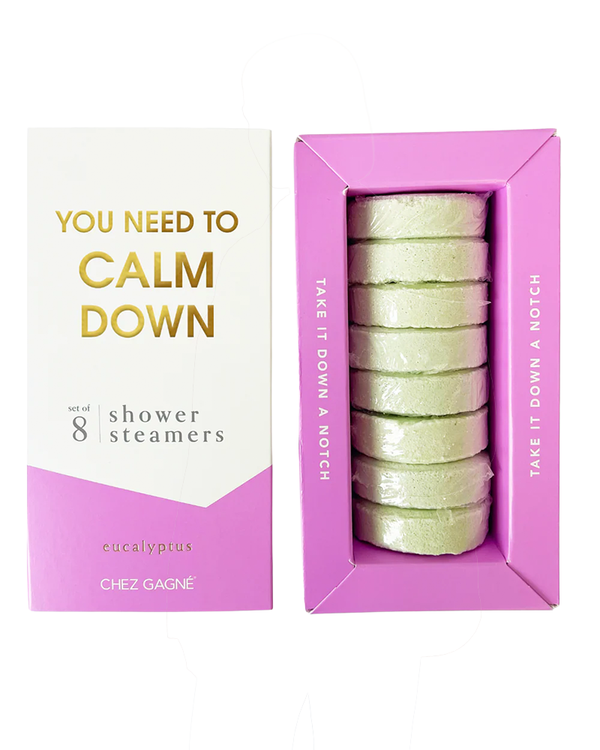 Chez Gagne YOU NEED TO CALM DOWN SHOWER STEAMERS