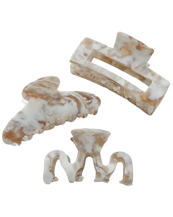 Adorro CALACATTA GOLD HAIR CLAW