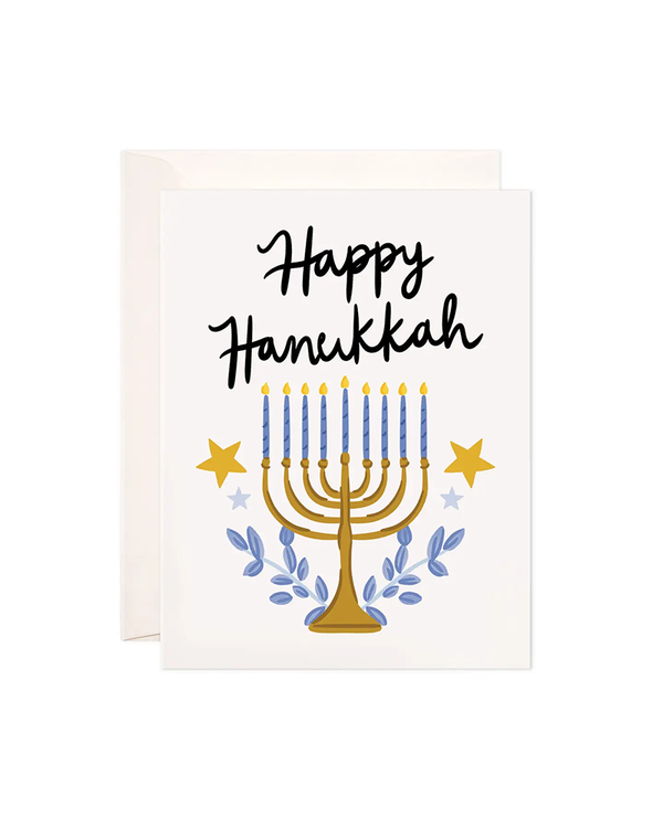Bloomwolf Studio HAPPY HANUKKAH CARD