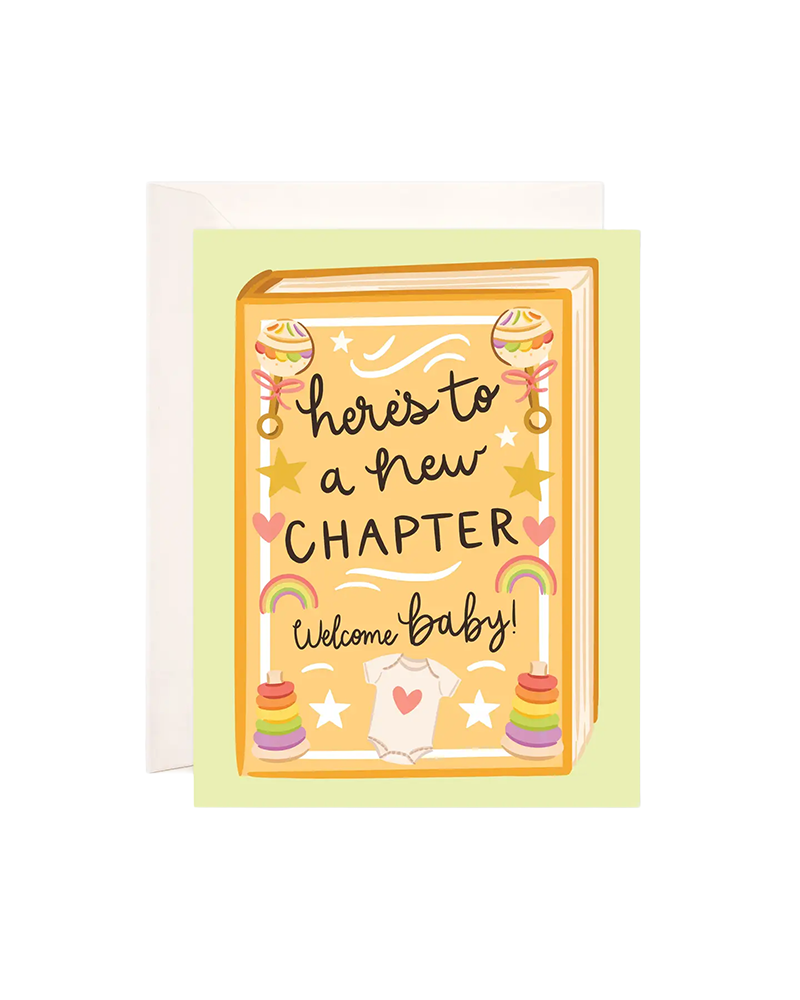 Bloomwolf Studio BABY CHAPTER GREETING CARD