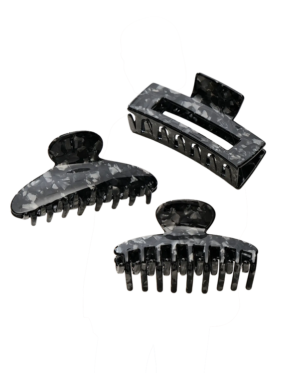 Adorro ONYX LARGE HAIR CLAW CLIP