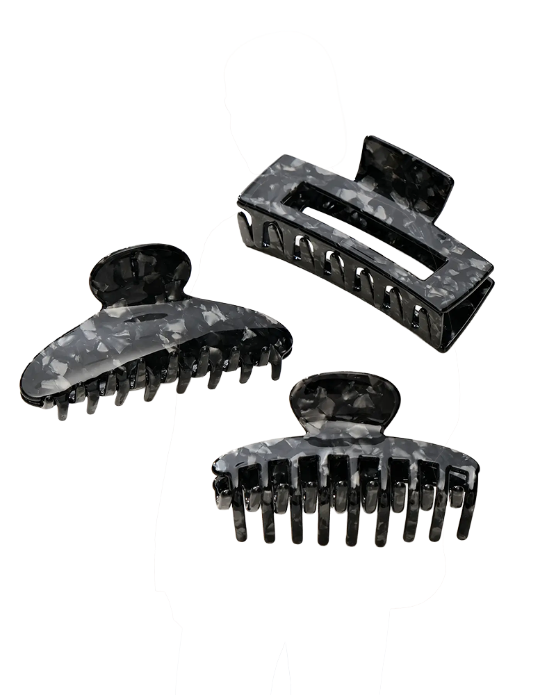 Adorro ONYX LARGE HAIR CLAW CLIP