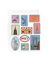 Illustrating Amy NEW YORK CITY STAMPS CARD