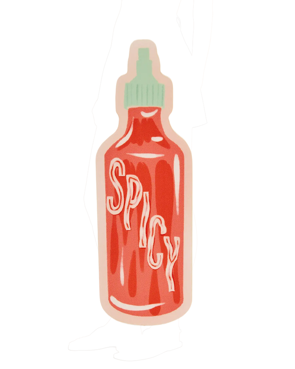 One and Only Paper SPICY HOT SAUCE STICKER