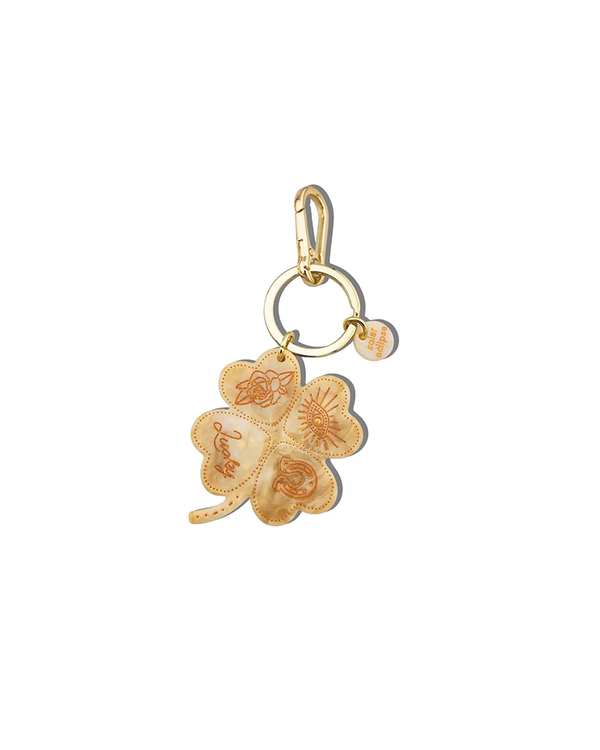 Solar Eclipse LUCKY CLOVER BAG CHARM KEYCHAIN
